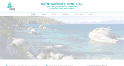 Desktop Screenshot of gaffneyhealing.com